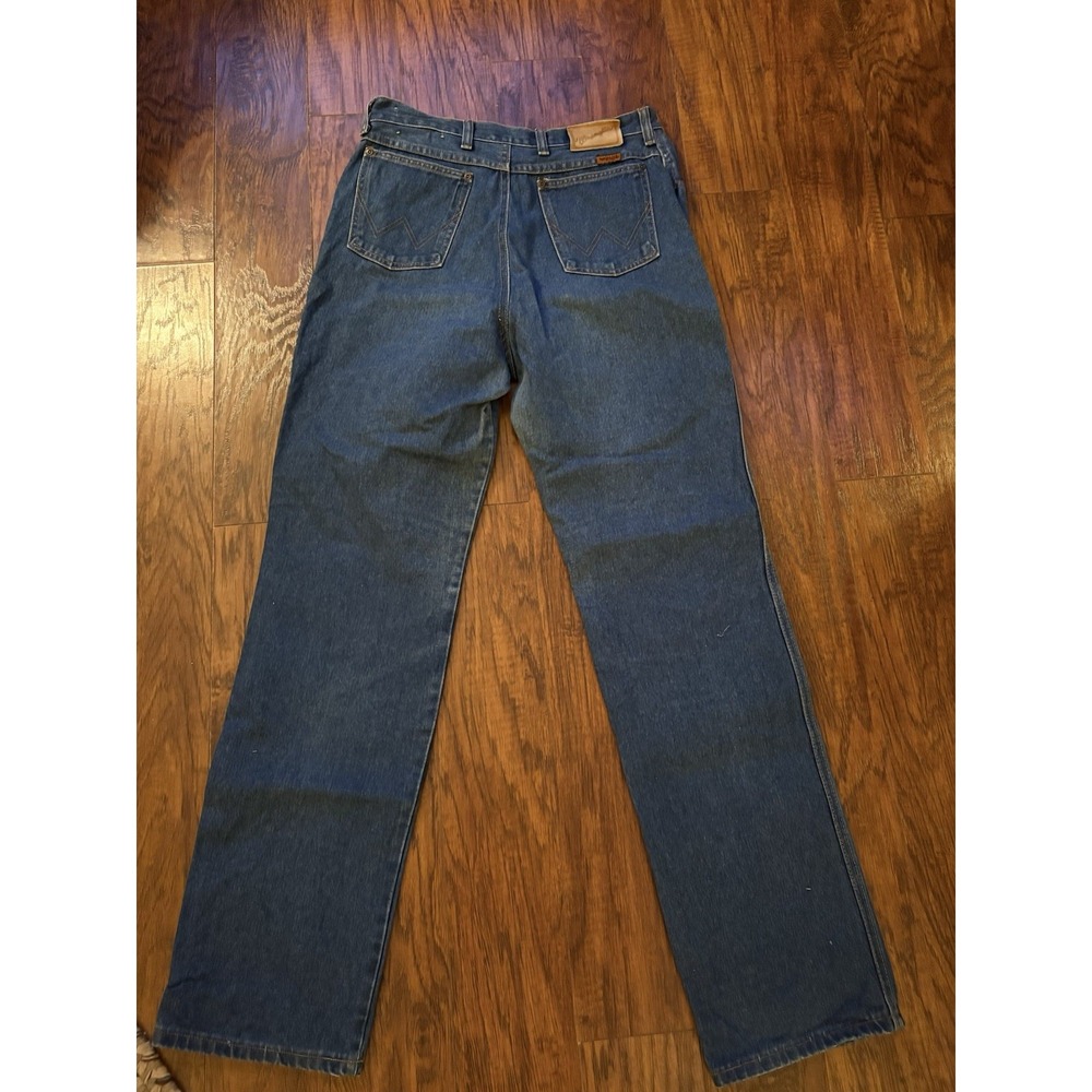 Wrangler‎ Vintage Women's Blue Straight Leg Denim Jeans Misses 16 Made In USA
